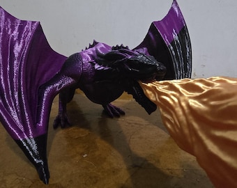 Fire dragon bookend