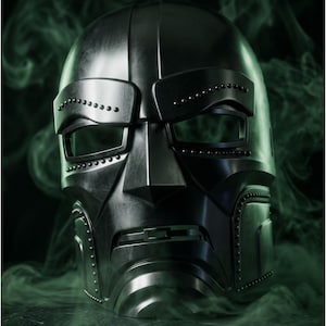 Masque inspiré du Docteur Fatalis | Casque Doomsday des Avengers | Masque de cosplay imprimé en 3D | Costume de super-vilain | Cadeau pour collectionneurs
