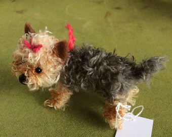 Miniature Yorkshire terrier decoration