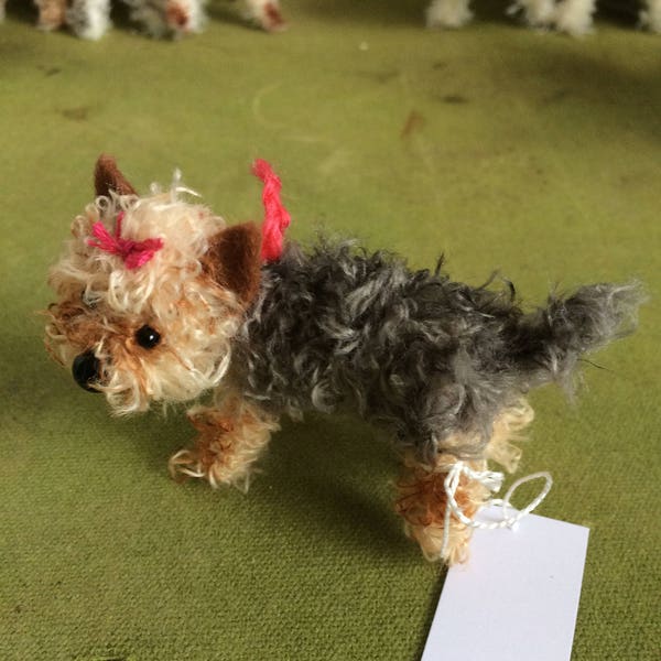 Miniature Yorkshire terrier decoration