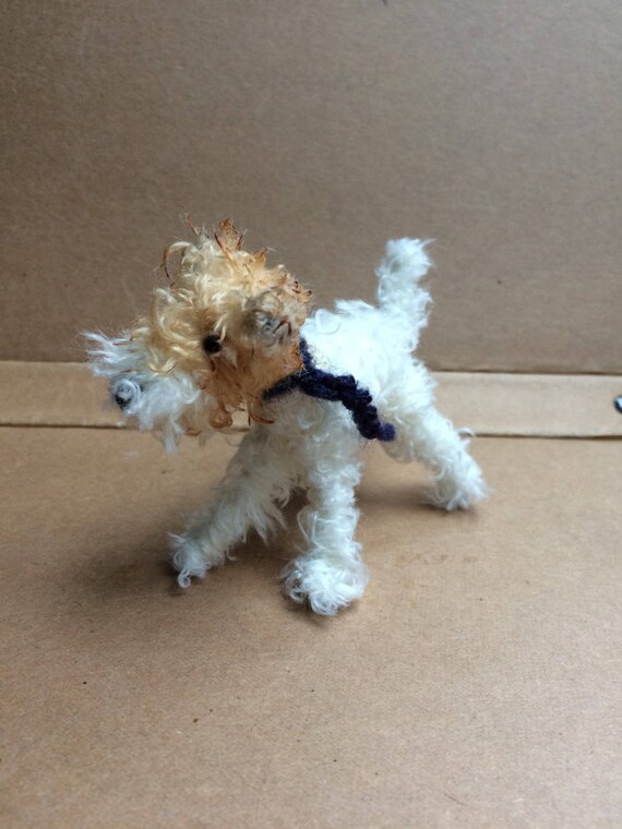 Wire Haired Fox Terrier Miniature Dog Custom Dog Portrait Etsy