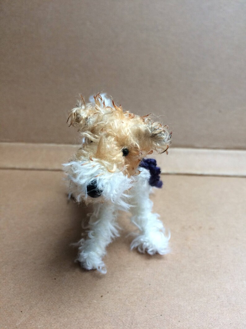 Wirehaired Fox Terrier Miniature dog custom dog portrait