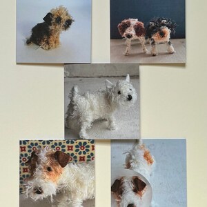 Lot de 5 cartes de voeux