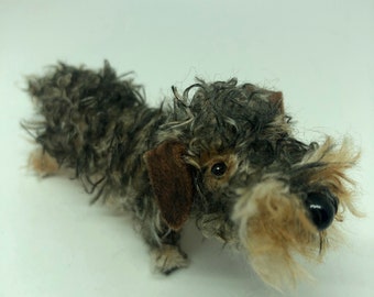 Hand-made Wire-haired Dachshund/Teckle decoration