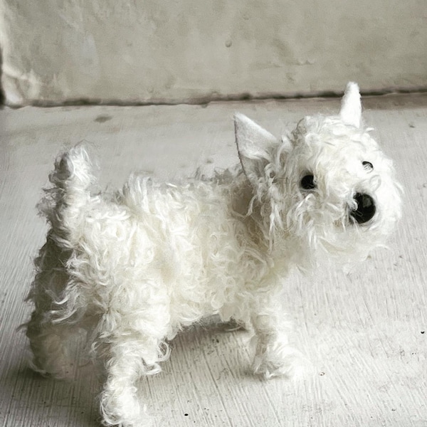 Westie. West Highland Terrier. Dekoracja dla psa, prezent dla miłośnika psów, westie, pies rasy westie, upominki, sztuka z psem, prezent dla psa, miłośnik psów, pies miniaturowy,