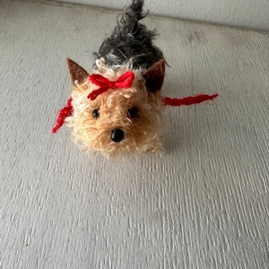 Miniature Yorkshire terrier decoration, Yorkie, Yorkie miniature.