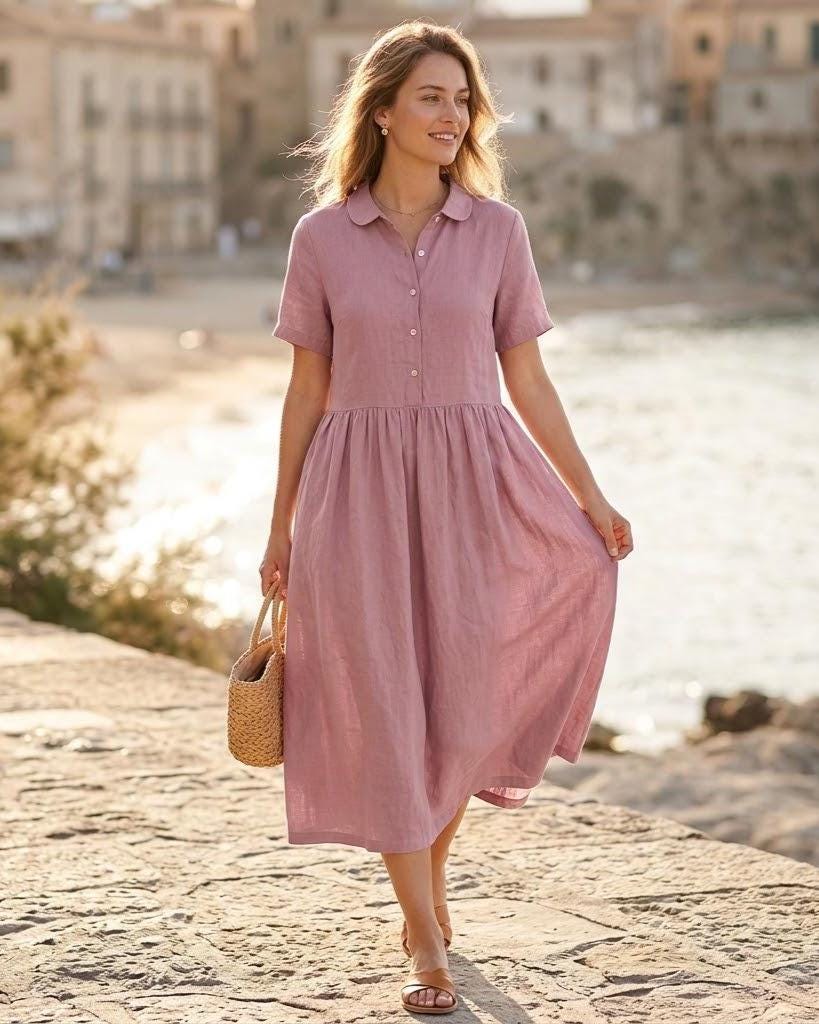 pique cotton dress Cotton Pique Dress 45R GLOBAL