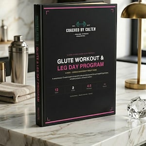 12 Week Glute Growth Program, Science Based Booty Sculpt Guide (PDF)