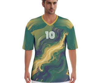 Custom Soccer Jersey Personalized | Brazil World Cup 2026 | Limited Edition Brasil Marble Jersey