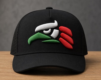 3D Puff Eagle Embroidery Design – Patriotic Snapback Hat Logo (Digital Download)