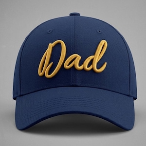 Diseño de bordado 3D con relieve para papá / Archivo digitalizado para gorra, sombrero o chaqueta (descarga digital)