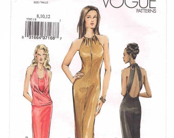 1930s 30s Vintage Slip Dress Sewing Pattern / Bias Cut Gown / Evening  Length / Negligee / Low Plunge Back / Bust 32 34 36 38 40 - Etsy