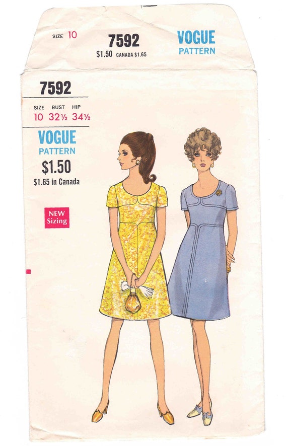 navy blue dress for baby girl Vogue Patterns V1672 Misses' Dress main image 0