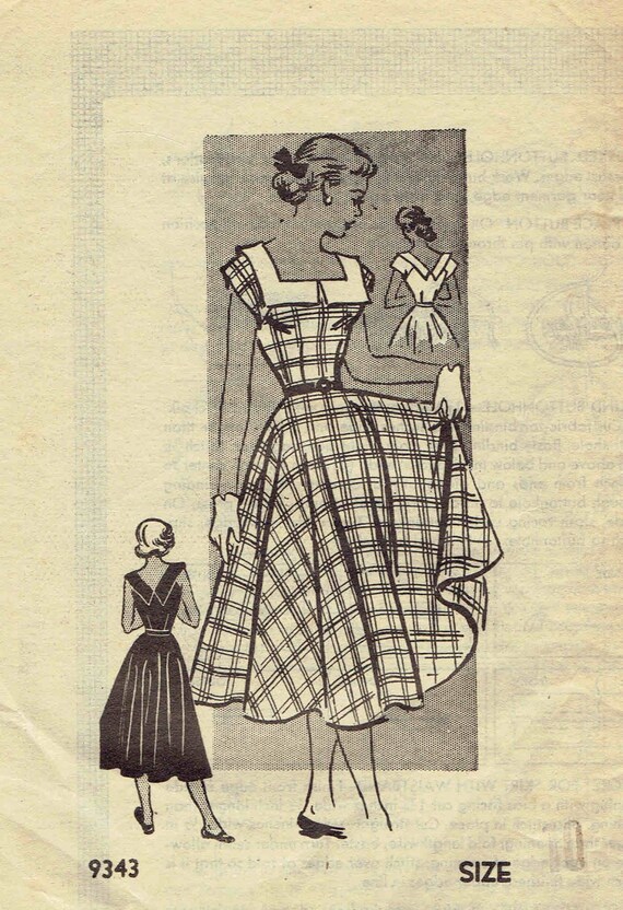 1950's swing skirt pattern