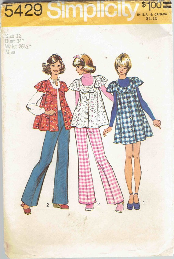 smock tops 70s