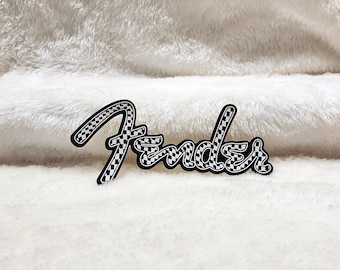Fender Guitars "Checkerboard" Sticker