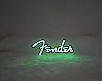 Fender Guitars GLOW In THE DARK Sticker