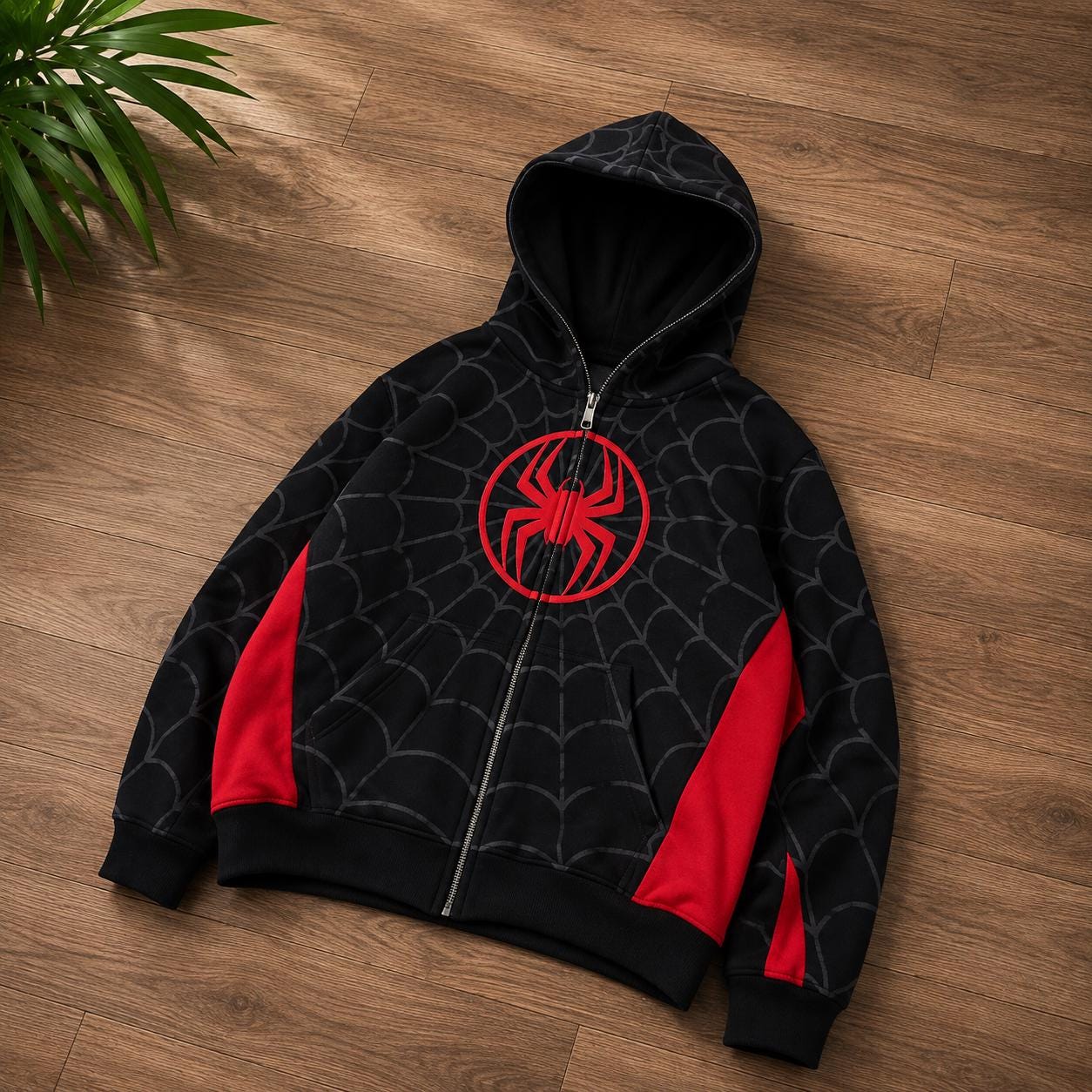 Spiderman Zip up Hoodie - Etsy