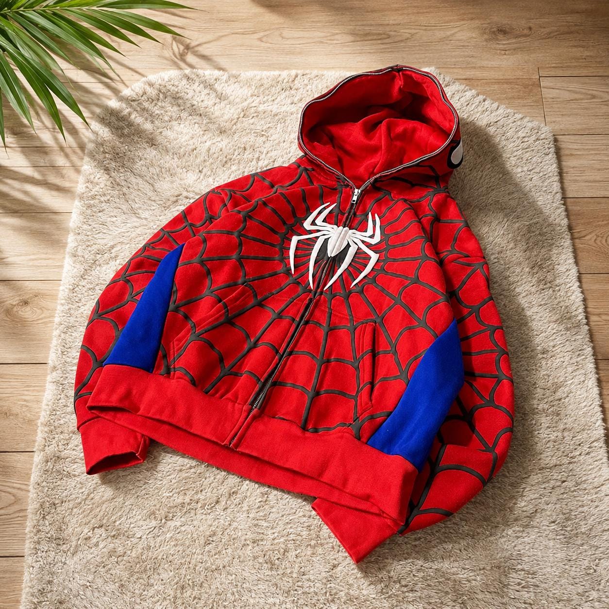 Spiderman zip hoodie - Etsy 日本