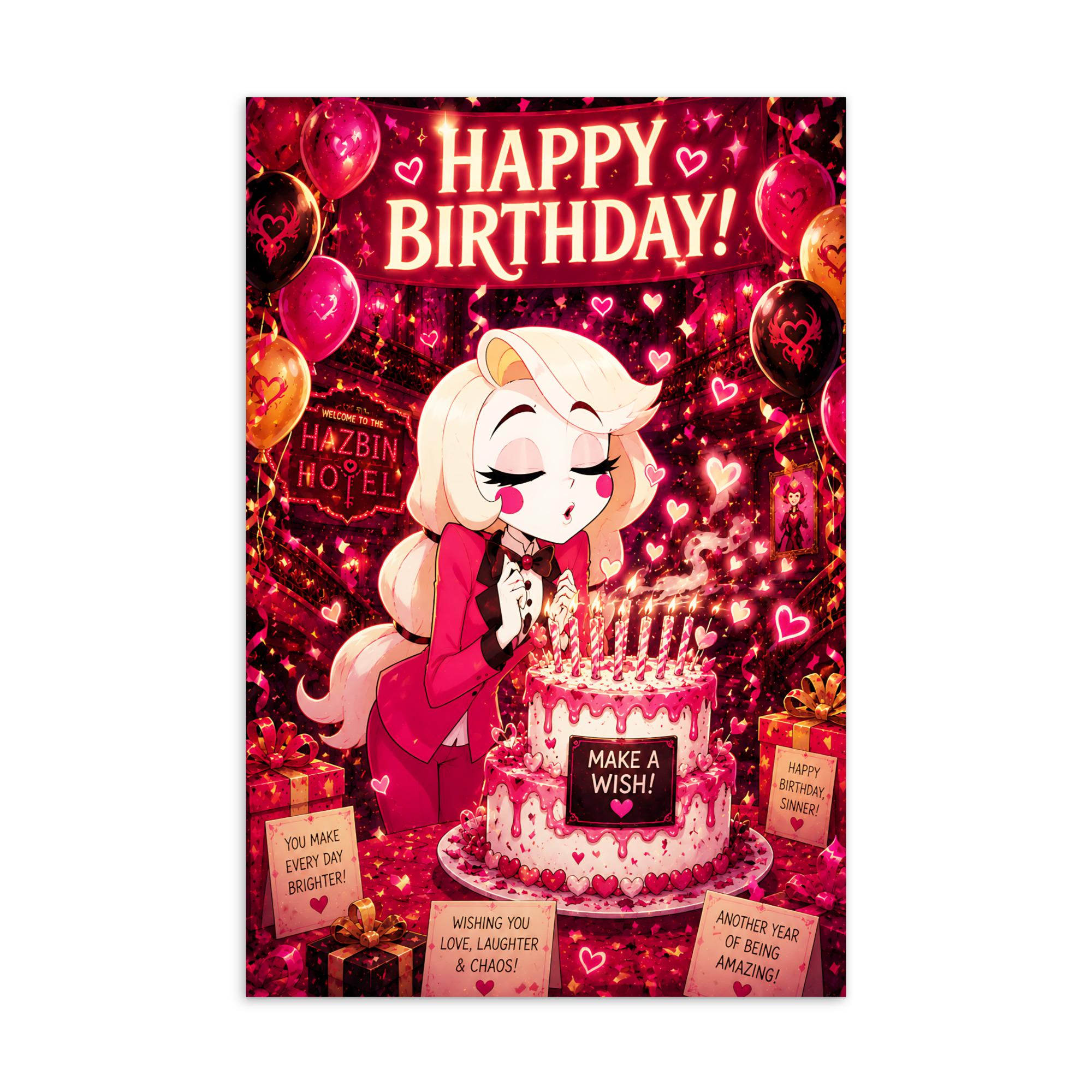 Hazbin hotel birthday cards - Etsy 日本