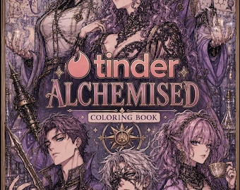 Gothic Dark Romance Coloring Pages PDF | Cute Chibi Girls