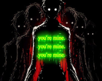 Dark Romance Brainrot Wallpaper, Possessive Gothic Lock Screen (Digital Download)