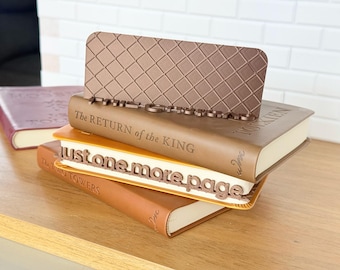 3D Text or Personalised Side Bookmark: Book Lover Gift