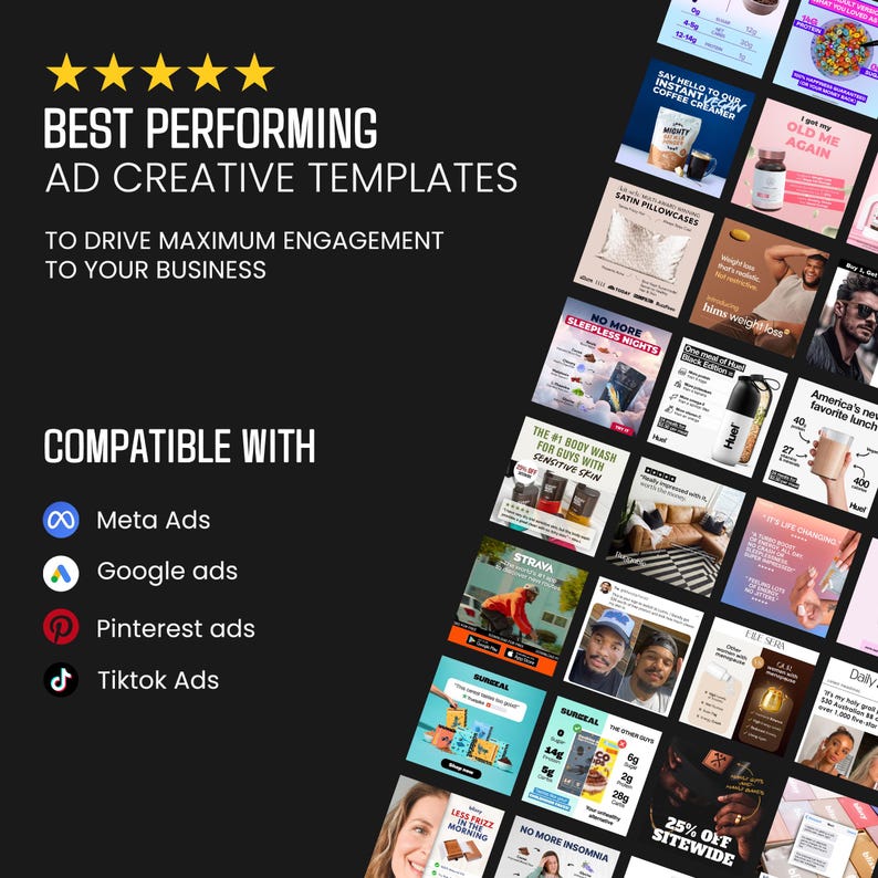Canva-annonsmaterial och e-postmallar Megapaket (PLR/MRR) bild 3