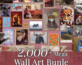 2000+ Art Prints MEGA Bundle with 50+ Categories (Digital Download)