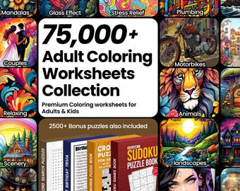Ultimate Adult Coloring Pages Whole Shop Pass (Digital Download)