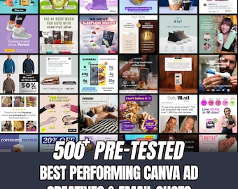 Canva Ad Creatives & Email Templates Mega Bundle (PLR/MRR)