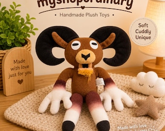 Forest Horror Plush Toy, Creepy Roblox Inspired Plushie, Cute Survival Game Stuffed Animal, Soft Gamer Collectible Gift