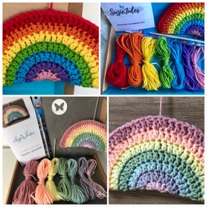 Hanging Rainbow Decoration Crochet Kit