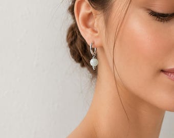 Ohrringe aus natürlichem Jade