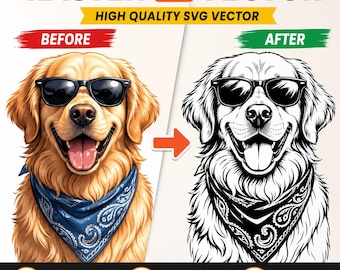 Image to SVG Conversion | Custom cricut svg File, Photo to Vector Portrait SVG, Jpeg to SVG Cut image , File conversion I Digital Download