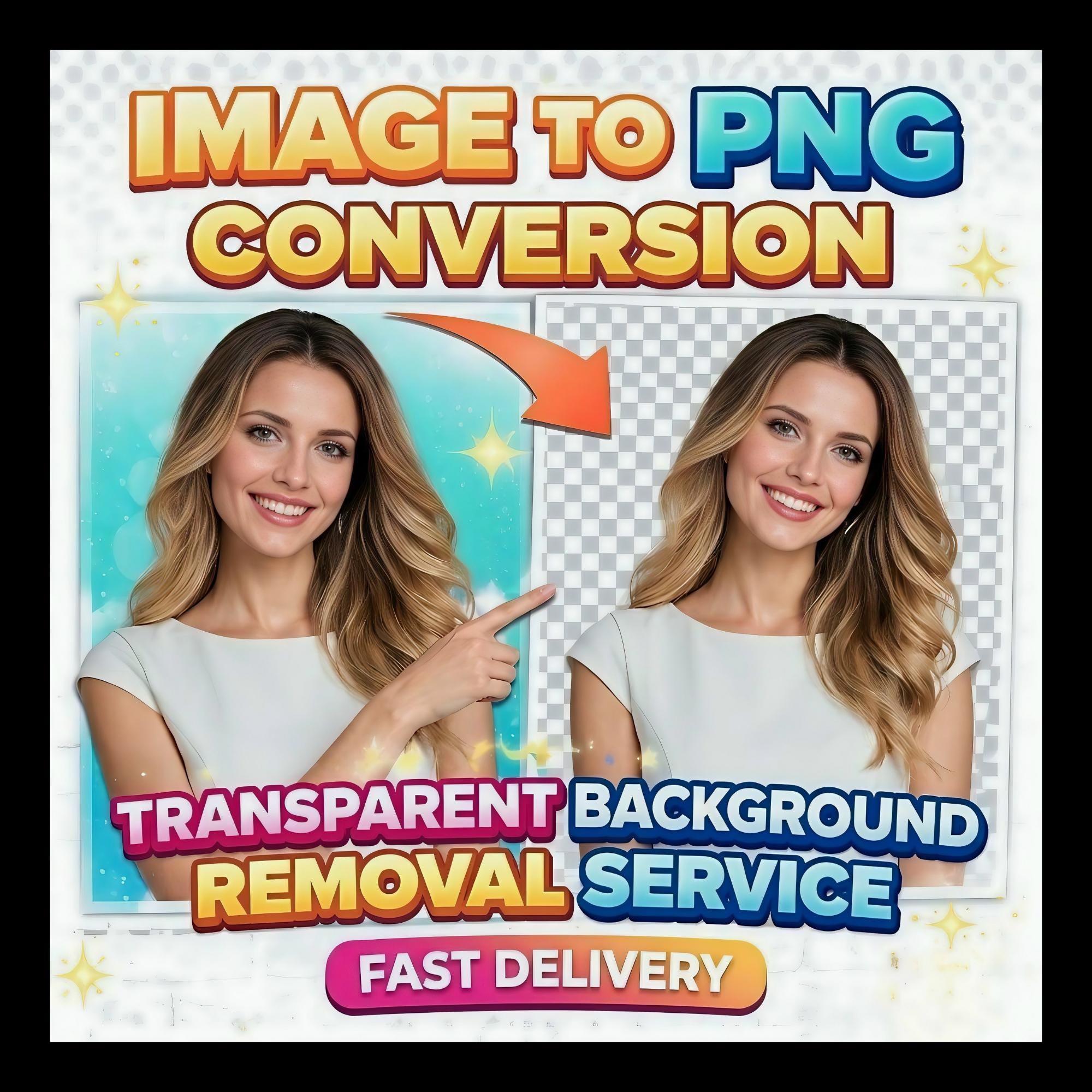 Image to PNG Conversion, Background Removal Service, Transparent PNG ...