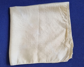 Vintage Pure Silk Pocket Square