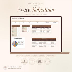 Evenementplanner-spreadsheet | Budget, taken, agenda (Google Spreadsheets)