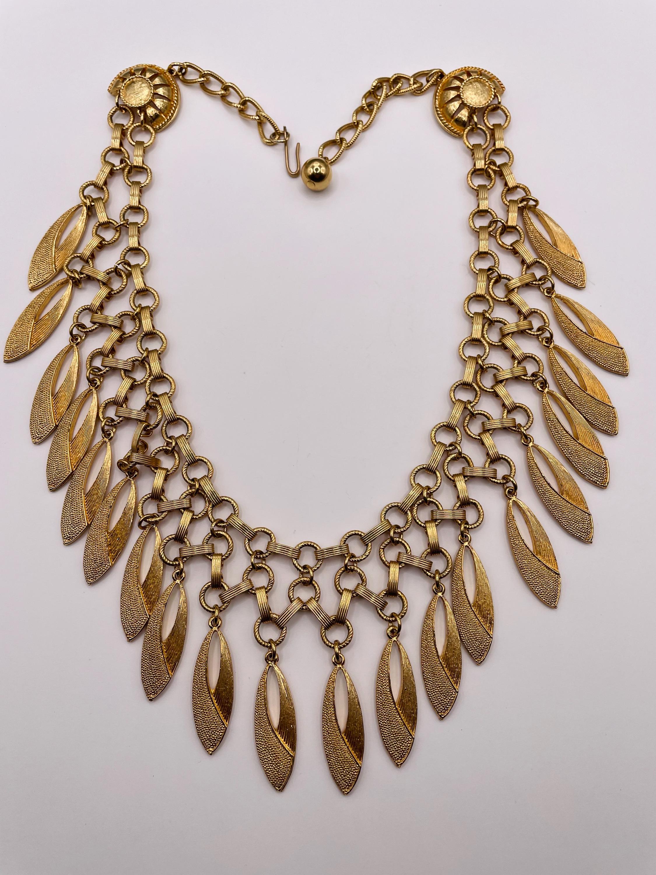 Chunky Gold Costume Necklace - Etsy
