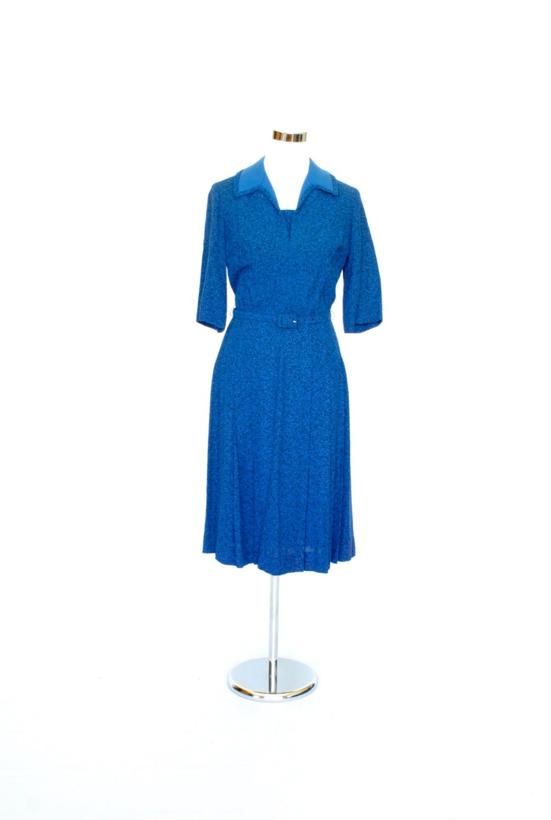 20% OFF SALE 50's Day Dress Royal Blue Lady Dress - Etsy