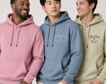 Personalised Embroided Father’s Day Hoodie