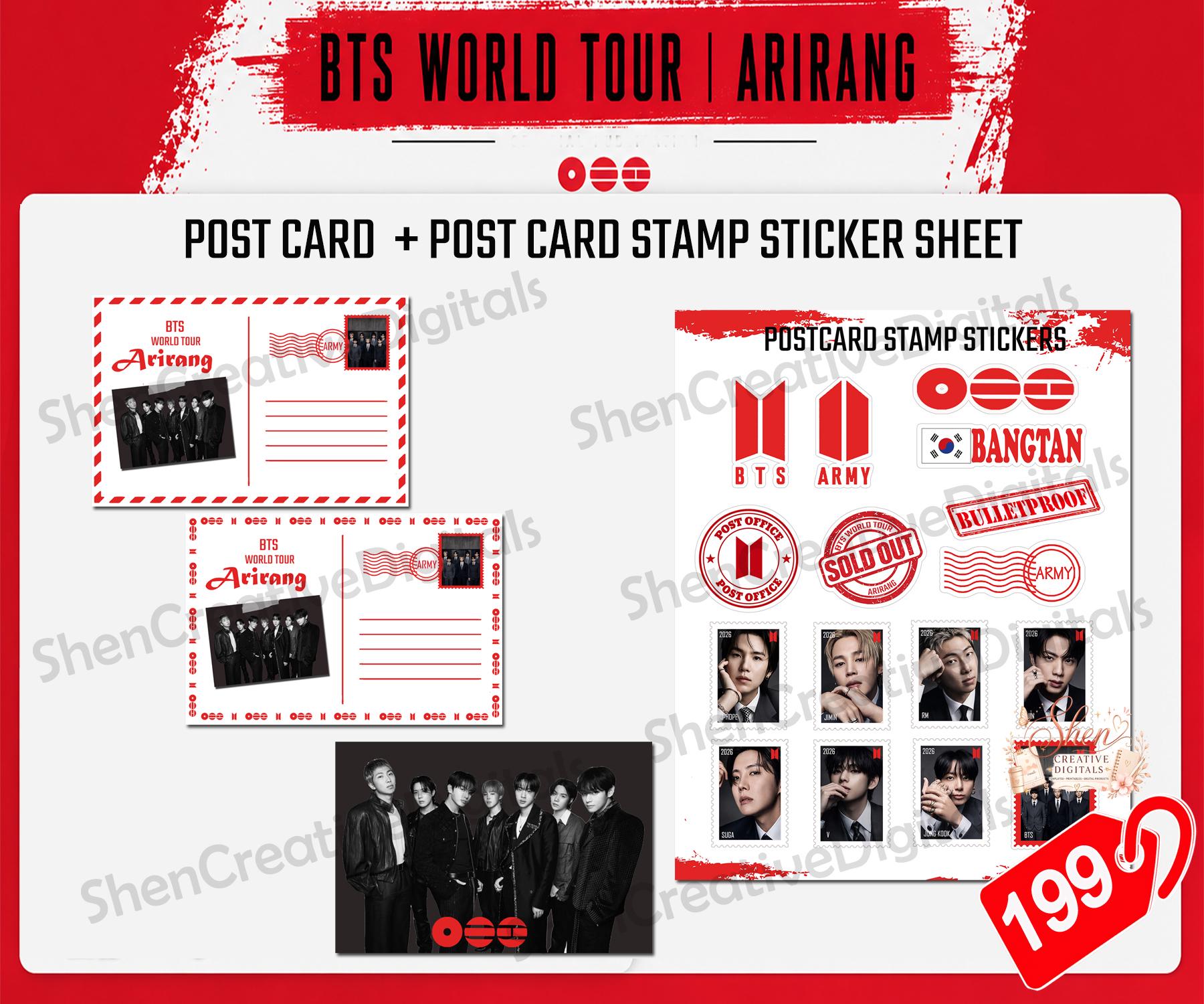 Bts Stamp Sticker - Etsy