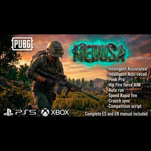 PUBG MEDUSA SCRIP -Ps5 y Xbox -Cronus zen
