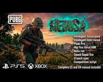 PUBG MEDUSA SCRIP -Ps5 e Xbox -Cronus zen
