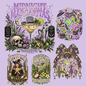 Praktische Magie PNG, Dark Academia, Midnight Margaritas, Romantische Goth, Owens Sisters, Halloweenfilm, Spooky Season Heksen T-shirt Cadeau