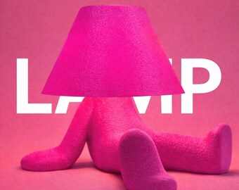 Lámpara de diseño original CHILL – LOOPY – Luz nocturna LED acogedora – Lámpara decorativa para dormitorio – Ambiente cálido – Idea de regalo única