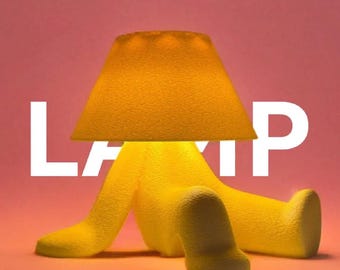 Lampe design originale CHILL – LOOPY - veilleuse LED cosy – lampe déco chambre – ambiance chaleureuse – idée cadeau unique