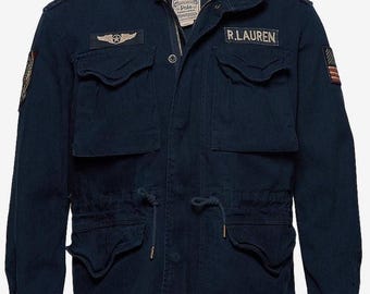 Polo Ralph Lauren Iconic Field Jacket | Vintage Military Style M-65 Coat | Classic Outerwear Jacket