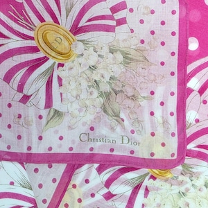 Pink dior scarf - Etsy 日本