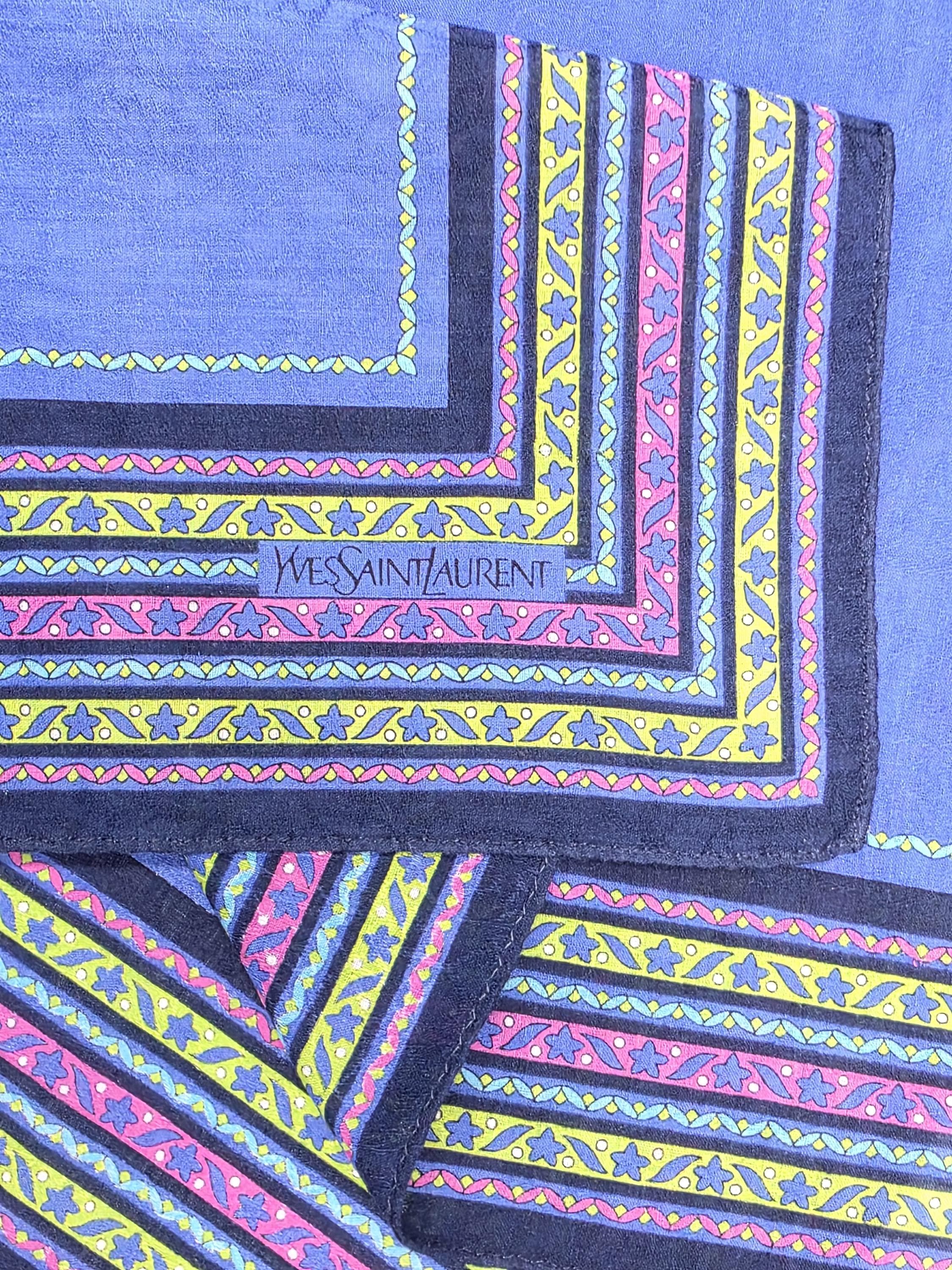 Yves saint laurent scarf - Etsy 日本